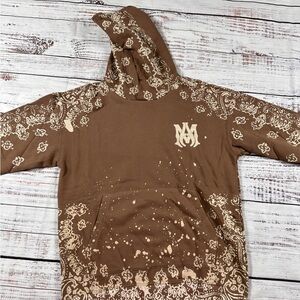 Amiri Hoodie Latte Brown Hoodie Men’s Size Large